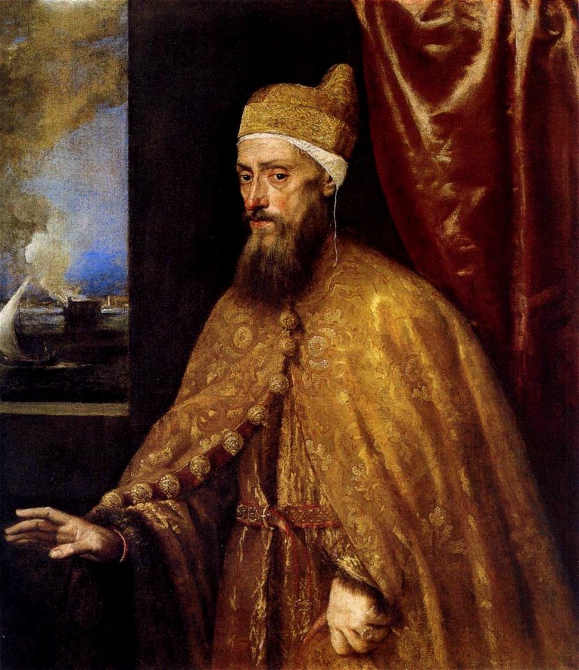 Titian - Portrait of the Doge Francesco Venier - WGA22975