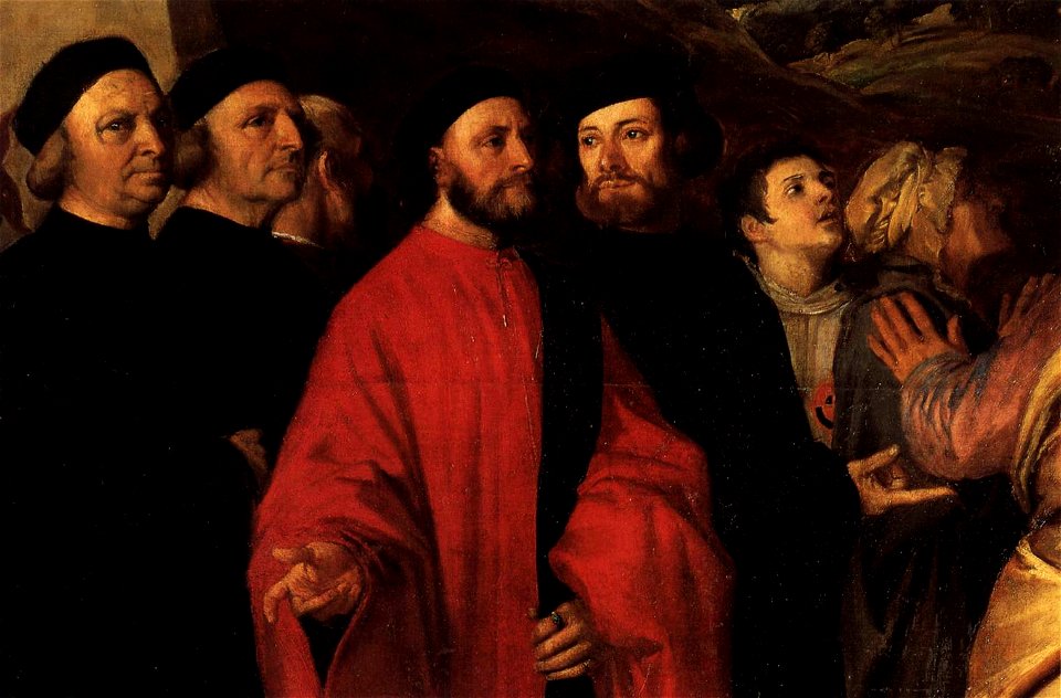 Titian - Presentation of the Virgin at the Temple (detail) - WGA22804