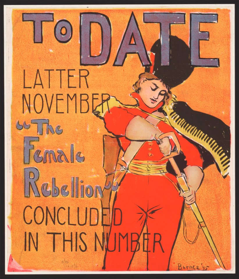 To Date, latter November, The female rebellion. Concluded in this number. LCCN2014646841
