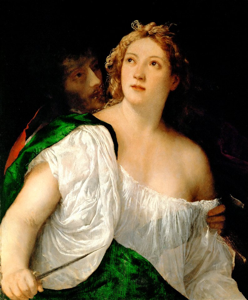 Tiziano, tarquinio e lucrezia