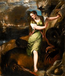 Tiziano and workshop - SAINT MARGARET