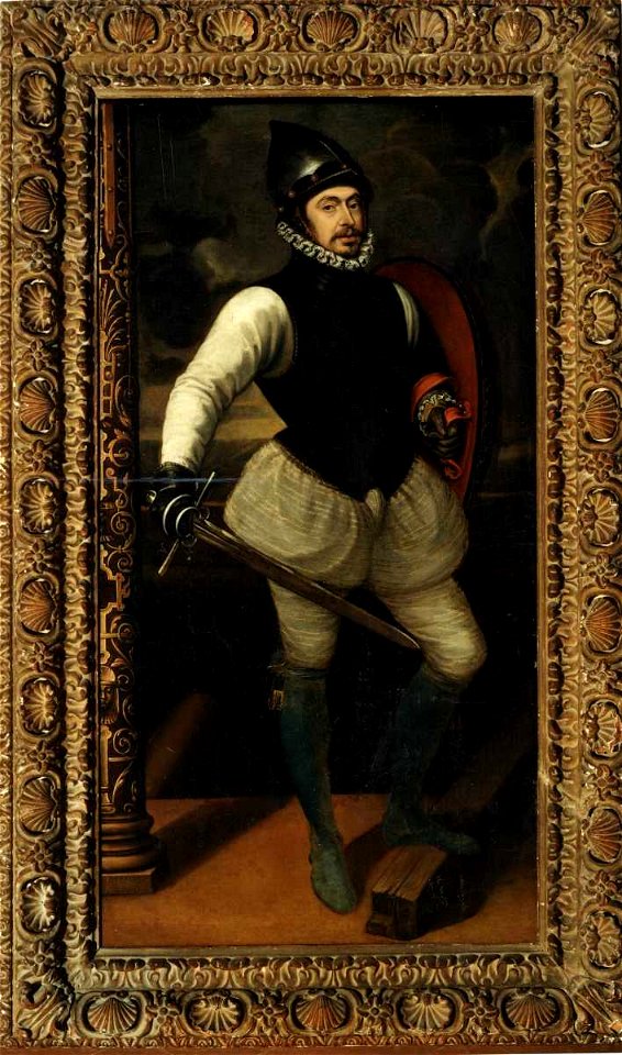 Tiziano - Ritratto di gentiluomo in armatura, Contini Bonacossi