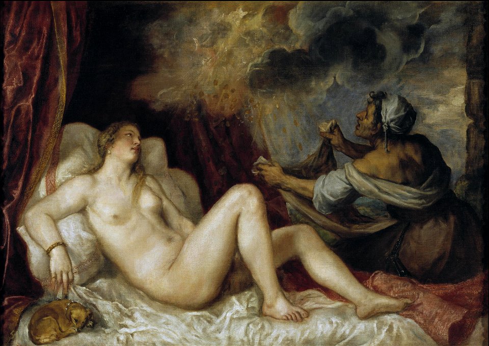 Tiziano - Dánae (Museo del Prado, Madrid, 1553-1554)