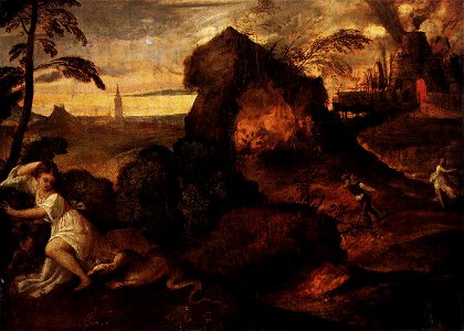 Tiziano, orfeo ed euridice