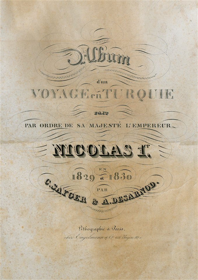 Title page - Sayger C - 1834