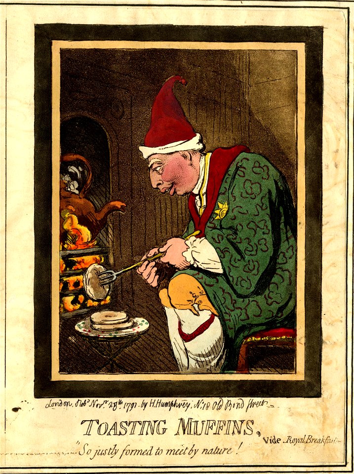 Toasting Muffins, Vide Royal Breakfast (BM 1935,0522.4.20.a)
