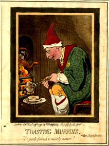 Toasting Muffins, Vide Royal Breakfast (BM 1935,0522.4.20.a)