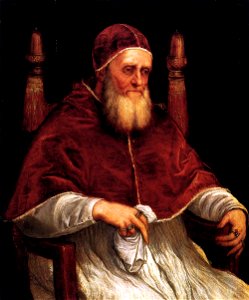 Titian - Portrait of Pope Julius II - WGA22961. Free illustration for personal and commercial use.