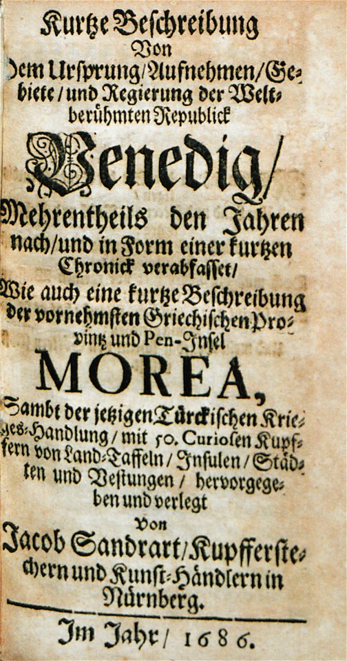 Title page - Sandrart Jacob Von - 1686