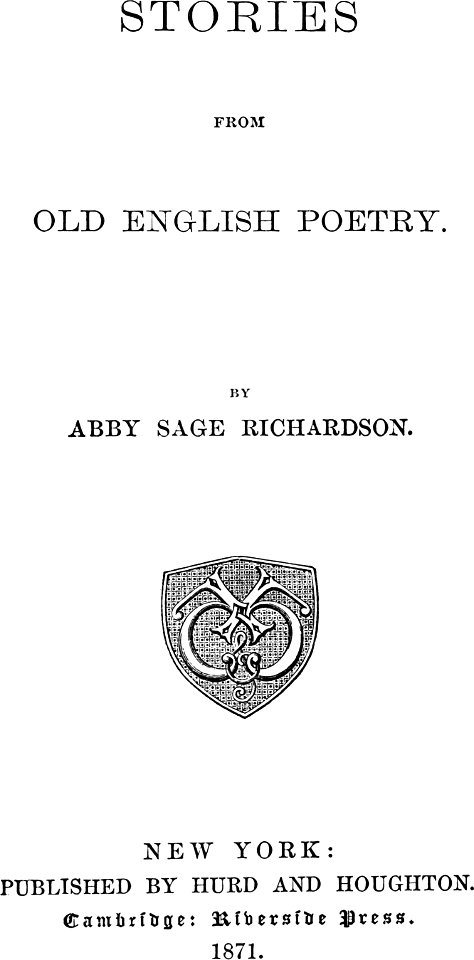 Title page-Stories Old English Poetry-0009-0