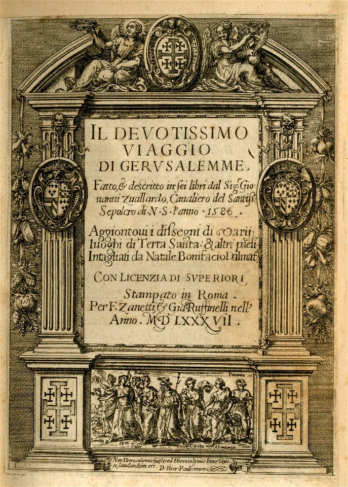 Title page - Zuallart Jean - 1587