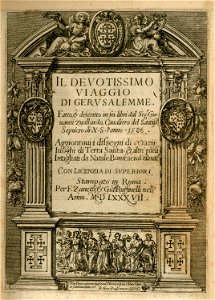 Title page - Zuallart Jean - 1587