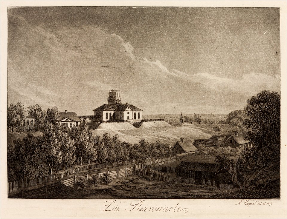 TKM 1214G, Tartu tähetorn, August Matthias Hagen
