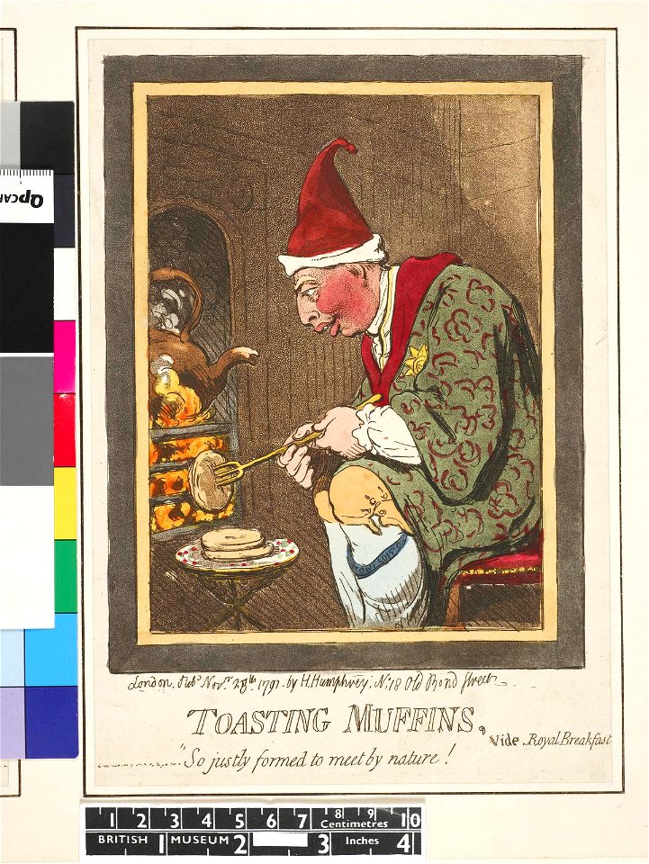 Toasting Muffins, Vide Royal Breakfast (BM 1868,0808.6129 1)
