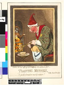 Toasting Muffins, Vide Royal Breakfast (BM 1868,0808.6129 1)