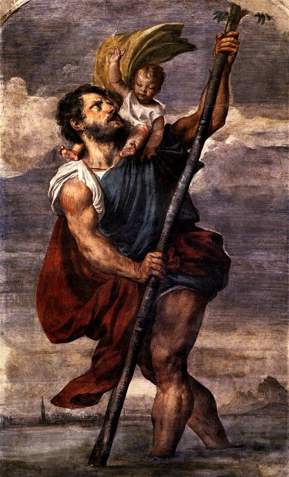 Tiziano, san Cristoforo