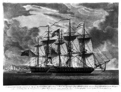 To Captain P.B.V. Broke commanding his majesty's ship Shannon, his officers, seamen, & marines, this representation of their gallantly boarding the American frigate Chesapeak, ... - painted LCCN2012645364