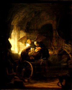 Tobias Healing his Father by Rembrandt - Staatsgalerie - Stuttgart - Germany 2017