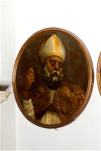 Tiziano Vecellio, Sant Ambrogio, Salute, Venezia. Free illustration for personal and commercial use.
