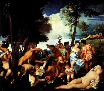 Tiziano, Bacchanal of the Andrians