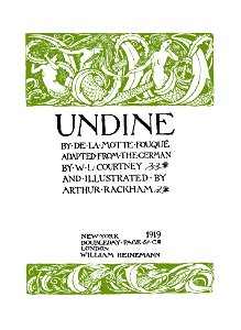 Title page-Undine-1919-011