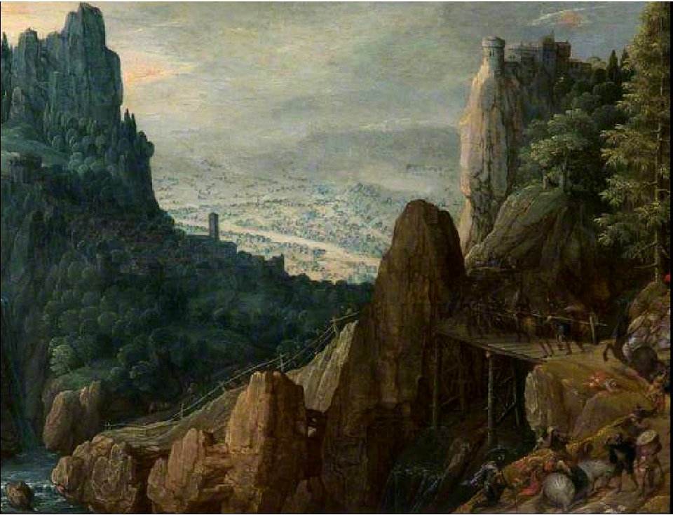 Tobias Verhaecht - Landscape with the Conversion of Saint Paul