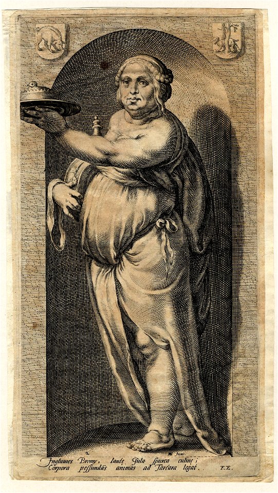 Todsünden (Goltzius) G 0334 III Gula