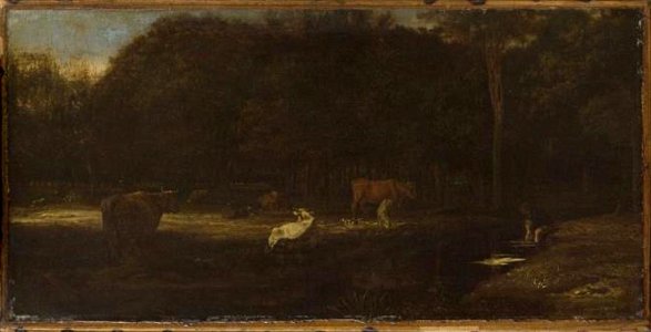 Toegeschreven aan Adriaen van de Velde - Landschap met vee op een weide - Cat. 604 - Philadelphia Museum of Art