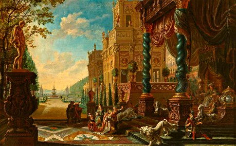 Tobias van Nijmegen (b.c.1665) - Esther before Ahasuerus in his Palace - 1530122.2 - National Trust