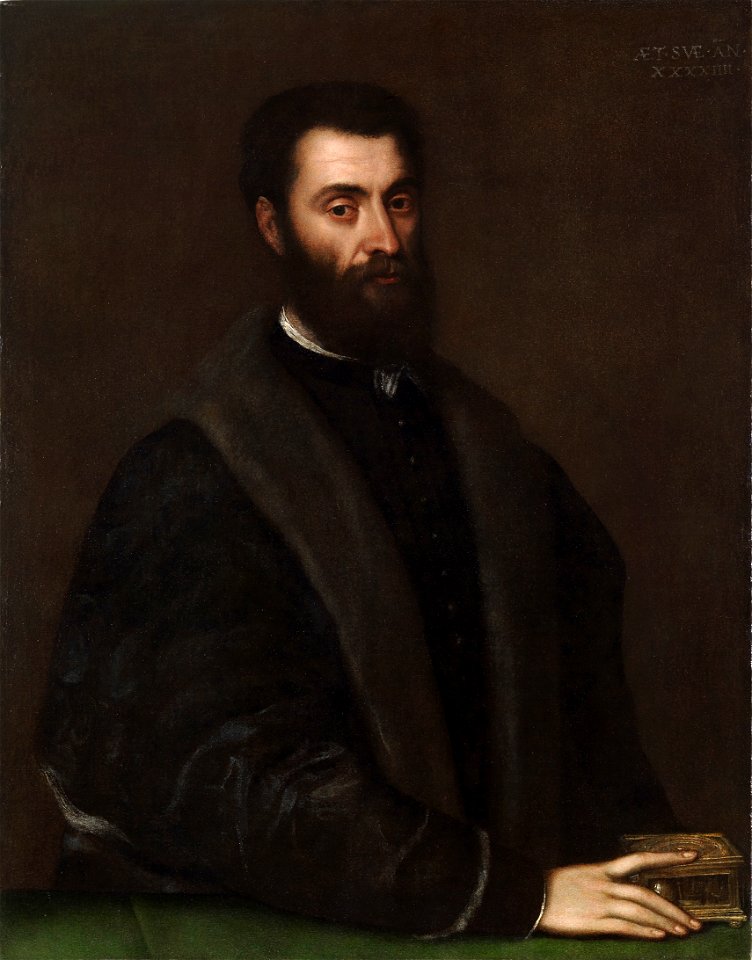 Tiziano Vecellio, Ritratto di Sperone Speroni, 1544, Treviso Museo Civico Luigi Baldin