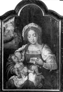 Toegeschreven aan Jan van Orley (II) - Maria met kind - 55 - Royal Museum of Fine Arts Antwerp