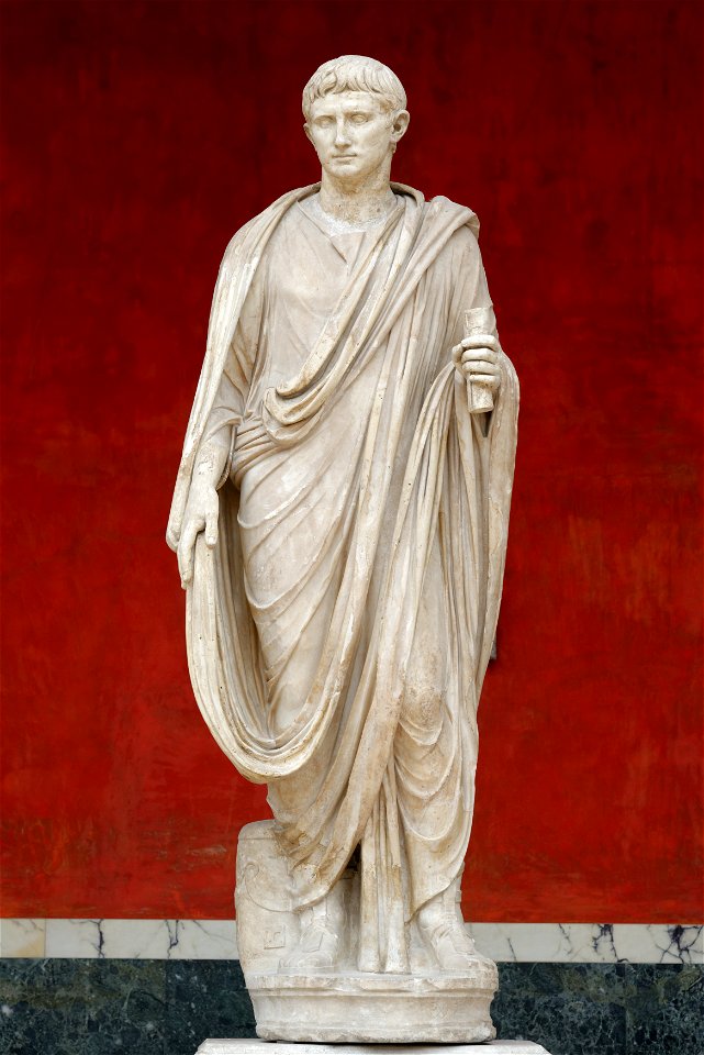 Togate man restored as Augustus Ny Carlsberg Glyptotek IN704