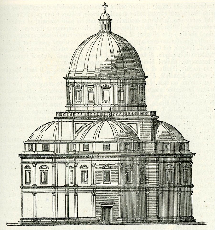 Todi spaccato del Santuario di S Maria della Consolazione