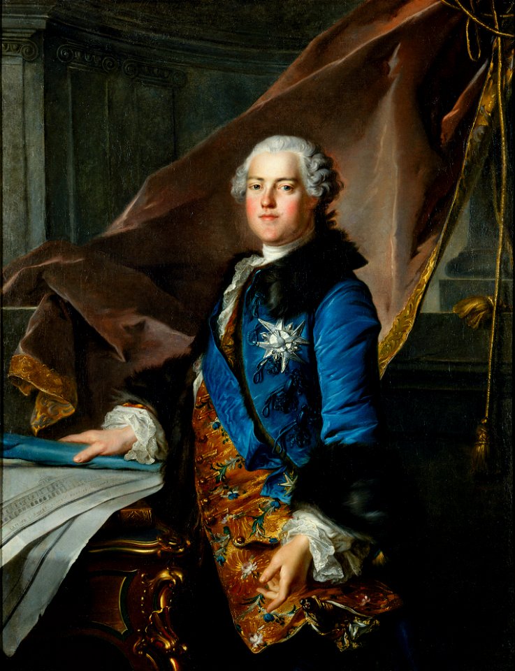 Tocqué - Portrait d'Abel Poisson, marquis de Marigny (1727-1781), surintendant des bâtiments du roi, Vers 1755