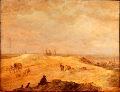 Toegeschreven aan Jan van Goyen - Duinlandschap - 1844 - Staatliche Kunsthalle Karlsruhe
