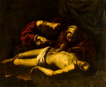 Toegeschreven aan Nicolas Regnier - St Sebastian Tended by St Irene - 304 - Mauritshuis