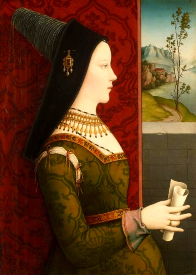 Toegeschreven aan Niklas Reiser - Portret van Maria van Bourgondië (1457-1481) - GG 4400 - Kunsthistorisches Museum