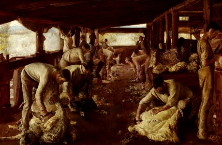 Tom Roberts - The Golden Fleece - Google Art Project