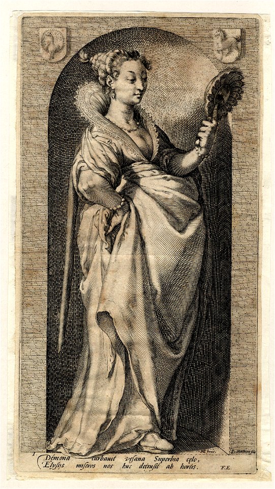 Todsünden (Goltzius) G 0334 III Superbia
