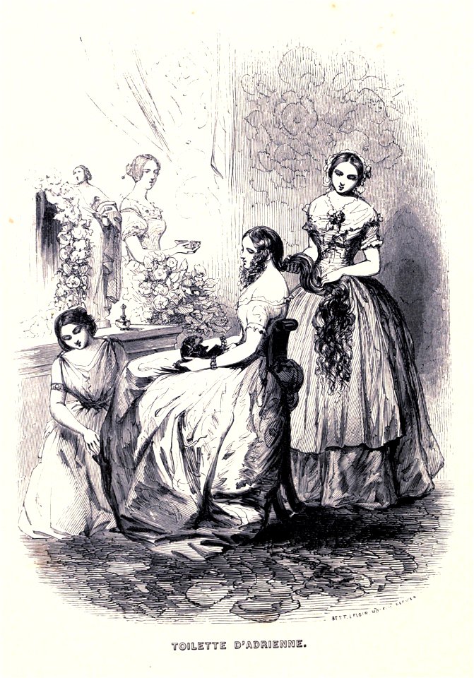 Toilette d'Adrienne Gavarni