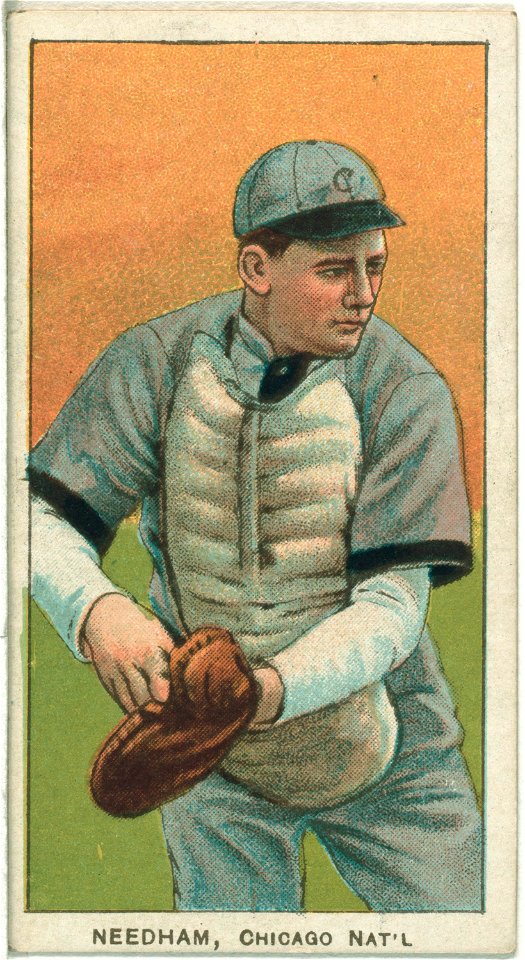 Tom Needham, Chicago Cubs, baseball card portrait LCCN2008675185