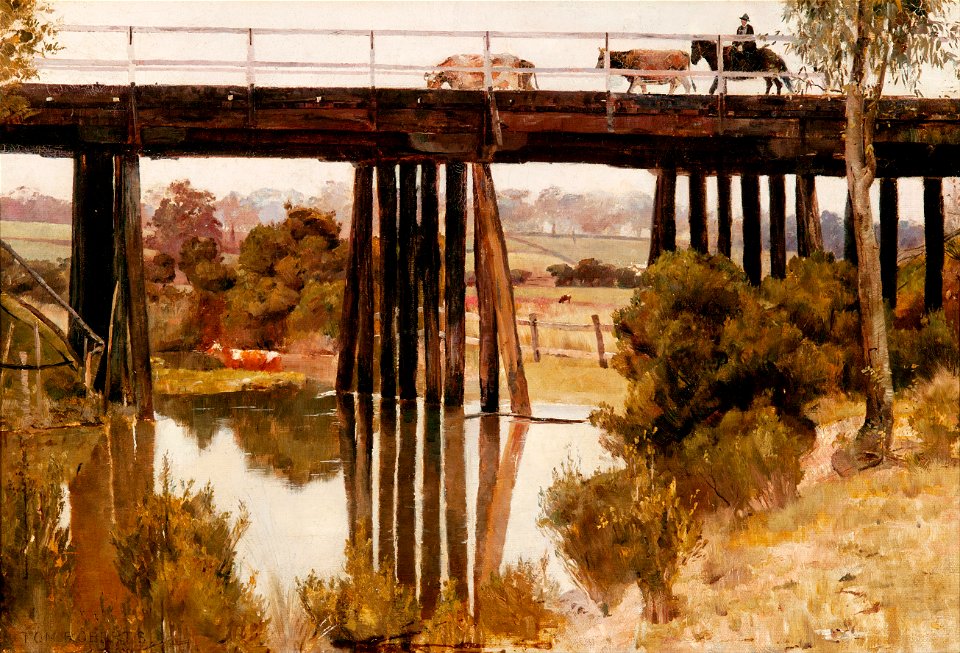 Tom Roberts - Winter morning after rain, Gardiner's Creek - Google Art Project