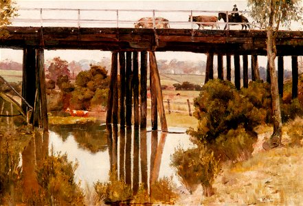 Tom Roberts - Winter morning after rain, Gardiner's Creek - Google Art Project