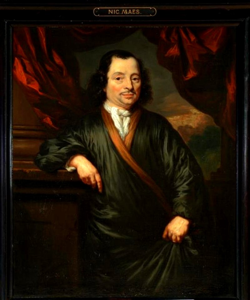 Toegeschreven aan Nicolaes Maes - Portret van Abraham de Sadelaer - os I-248 - Frans Hals Museum