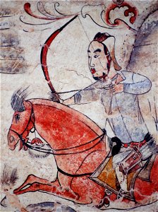 Tomb of Northern Qi Dynasty in Jiuyuangang, Xinzhou, Mural 04