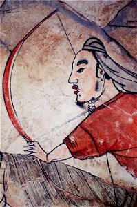 Tomb of Northern Qi Dynasty in Jiuyuangang, Xinzhou, Mural 17