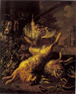 Toegeschreven aan Dirk Valkenburg - Jachttrofeeën - ГЭ-2785 - Hermitage Museum
