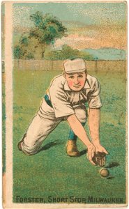 James E. Barrett/Grant McGlynn, Milwaukee Team, baseball card