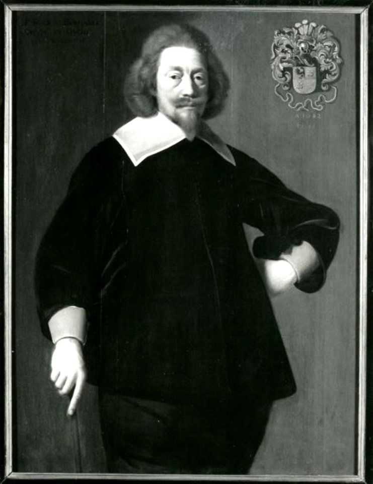 Toegeschreven aan Meester van de Driekwartfiguren trant van Wybrand de Geest (I) - Portret van Sjuck van Burmania (1597-1650) - S1973-221 - Fries Museum