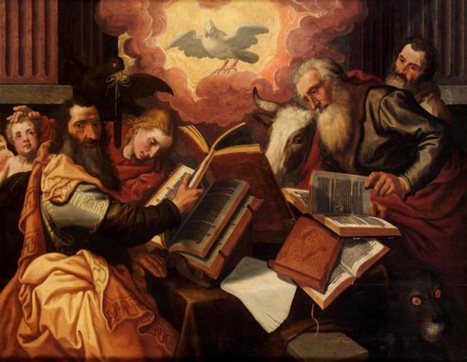 Toegeschreven aan Pieter Aertsen - De vier evangelisten - GG 6812 - Kunsthistorisches Museum